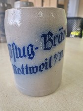 rottweil pflug brauerei tonkrug o,5 liter geeicht