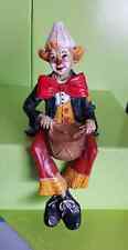 Vivian Formano Clown Kantenhocker mit Trommel  25cm  Neupreis 65€ !!!