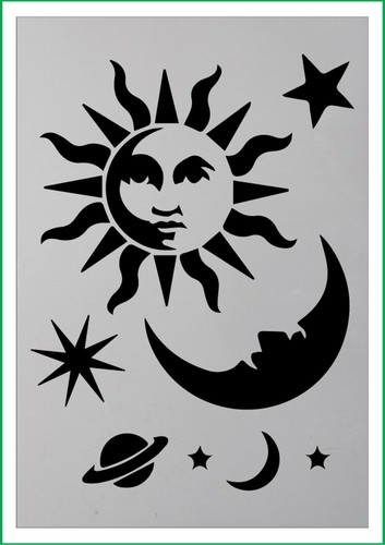 Sonne mond sterne mylar - sonne,