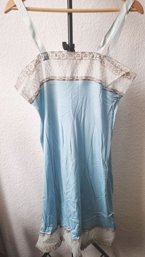 Negligee damen hellblau blumen - damen,