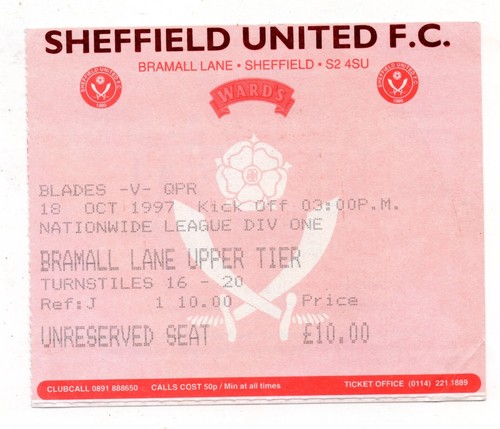 Ticket eng sheffield - united,