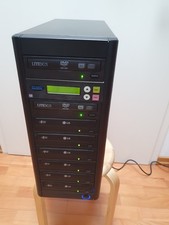 Telliton CD/DVD-Kopierstation für 7 Kopien (8 Laufwerke + 1 x 160GB-HDD)