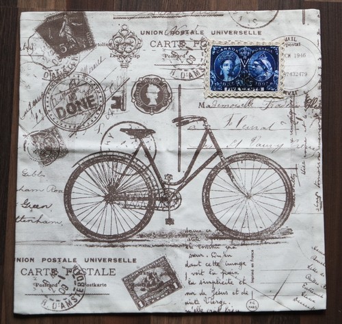 Kissen bezug vintage - kissen, fahrrad