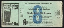 Ticket | 1971/72 | FC Schalke