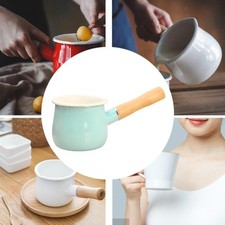 Emaille Milchtopf Antihaft Universal Butterwärmer für Zuhause Gaskocher Camping