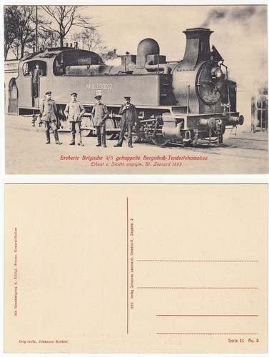 Eisenbahn 1915 eroberte - eisenbahn,