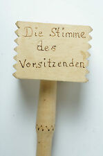 Fleischhammer Holz Holzhammer Fleisch Gravur Stimme Vorsitzenden Verein Q1-015