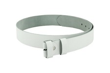 Echt Ledergürtel weiß 4 cm