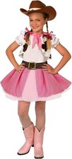 Rosa Cowgirl Kostüm für