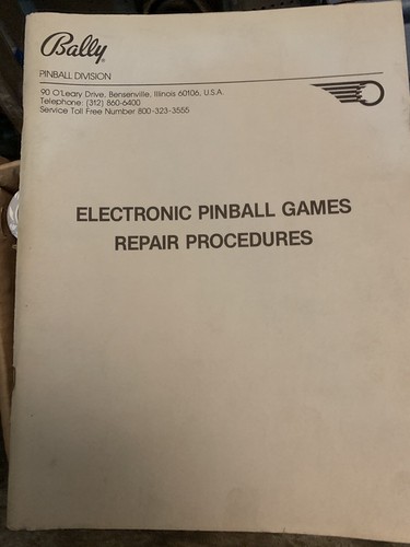 Bally flipper repair pinball - repair,