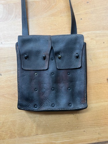 Schwedische armee leder - leder, tasche