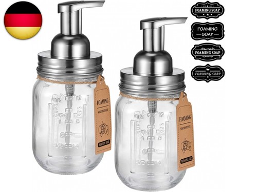 Mason jar schaumseifenspender - jar,