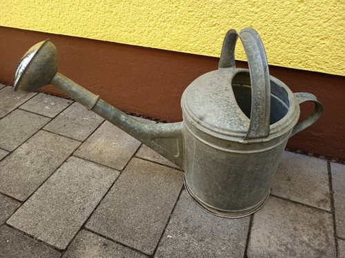 Alte liter zinkgießkanne - alte,
