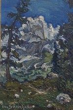 OTTO SCHEINHAMMER (1897-1982) Berglandschaft, sign.