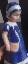 Royal Copenhagen Porzellanfigur Mädchen, Else mit Tasche 