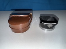 Rollei Sonnenblende ohne Glas mit Lederetui Vintage Original Zubehör