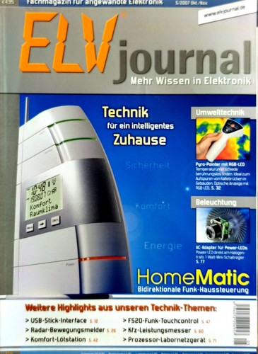 Elv journal 2007 homematic - elv,