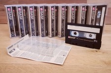 10x BASF Chromdioxid Super II 90 Min. ca. 1983 SEHR GUTER Zustand, Type 2 CrO2