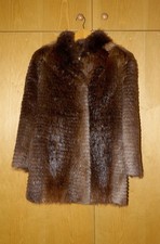 Damen pelz Jacke. Natur