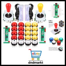 LED Arcade DIY Set 2 USB Encoder Joystick Tasten MAME Raspberry PC