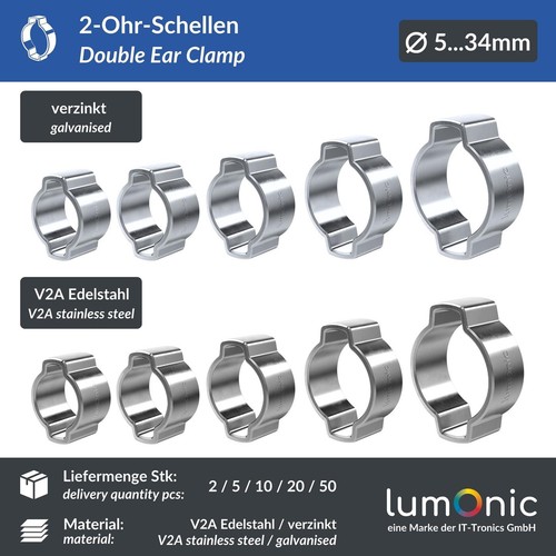 Ohr schellen 34mm - 5-34mm, verzinkt