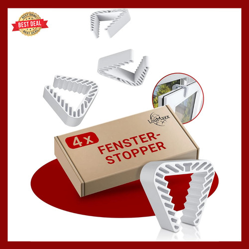 Loumaxx fensterstopper 4er set - loumaxx,