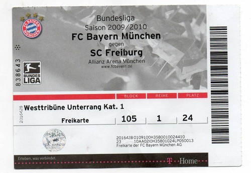 Ticket bayern münchen - münchen, sc