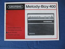 Grundig Melody-Boy 400 - Bedienungsanleitung *