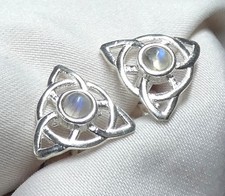 Mondstein Ohrstecker 925