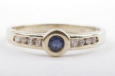 Saphir Kristall Ring 333