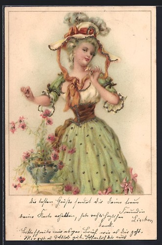 Ansichtskarte jugendstil - ansichtskarte,