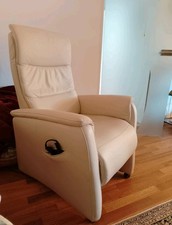 Relaxsessel cremefarben HUKLA