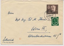 1954 BRD, Zensurstempel, SELB