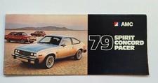 *** 1979 AMC Spirit Concord Pacer USA Prospekt Autoprospekt