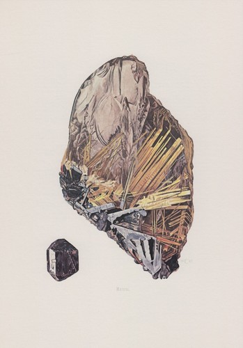 Rutil farbdruck 1967 - rutil,