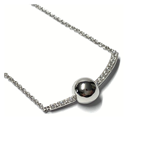Collier 925 silber rhodiniert - collier,