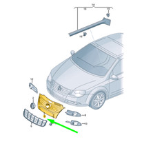 Volkswagen eos kühlergrill - volkswagen,