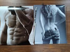 Poster 2 Stück sexy Mann und Frau 50 x 40 cm ohne Schäden Versand in Rolle