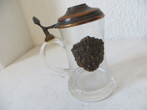 Glaskrug mit deckel - glaskrug,