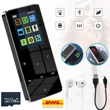 Bluetooth MP3 Player Tragbar Digital Verlustfreier Musik Player mit Diktiergerät