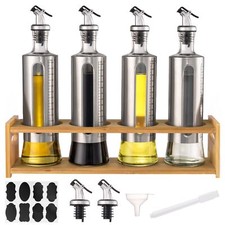Essig und Ölflaschen Set mit