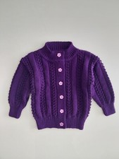 Handgestrickte Baby Jacke für