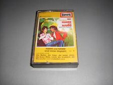 Auswahl Hanni und Nanni Kassetten - Folge 1 - 12 - MC Europa gelber Coverrücken