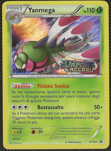 Pokemon yanmega staff xy144 - yanmega,