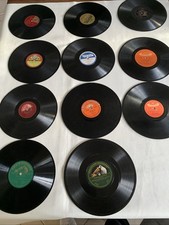 Grammophon Schellackplatten im