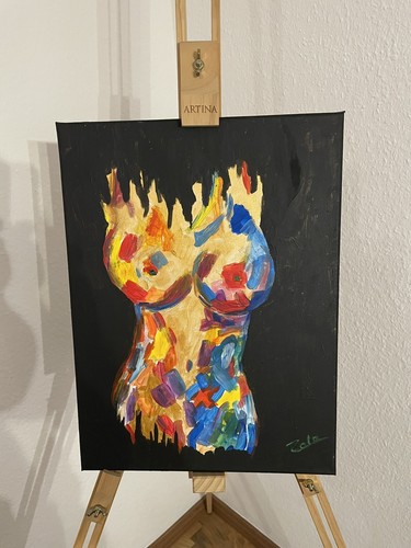 Acrylbild unikat strong - strong, woman