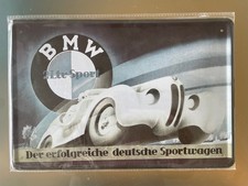 sehr seltenes BMW Blechschild