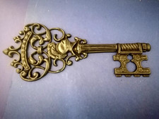 WANDBILD "SCHLÜSSEL" -groß- 40,5cm x 17cm  (GUSSEISEN;GUSS,EISEN,KUNSTGUSS,DEKO)
