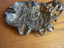 Ascher Bronze Skulptur Jugendstil 16 cm Schalen- Aschenbecher Zigarre Zigarette