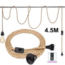 Retro Industrielampe Holz